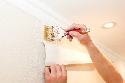 Pose de papier peint à Garnay — revêtements muraux et toiles de verre